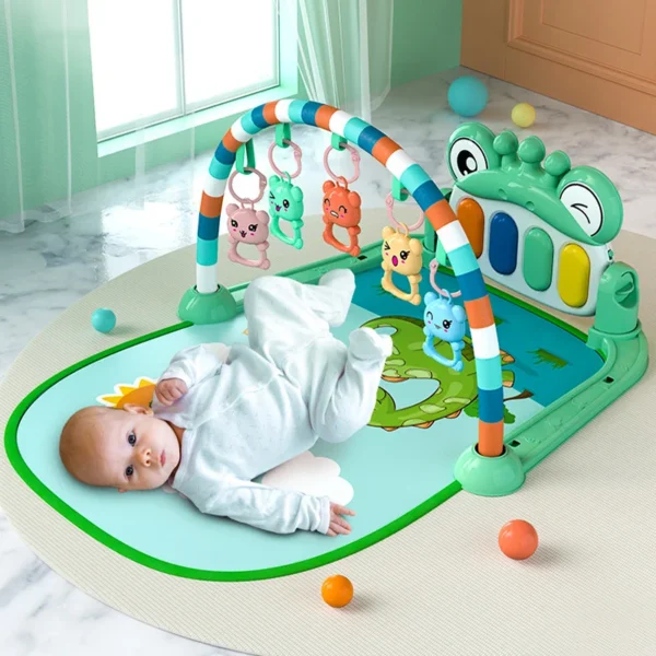 Baby Game Blanket Newborn Play Gym Mat Carpet Pedal Piano Fitness Rack Playmat Music Light Crawling Activity Rug Toy Infant Gift - Image 3