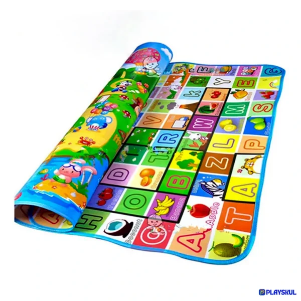 Baby Play Mat Educational Toy for Children Crawling Carpet Game Activity Gym Playground Doubel Sided Printed Kids Rug Foam Floor