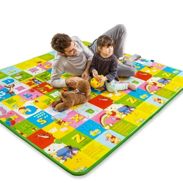 Baby Play Mat Educational Toy for Children Crawling Carpet Game Activity Gym Playground Doubel Sided Printed Kids Rug Foam Floor - Image 2